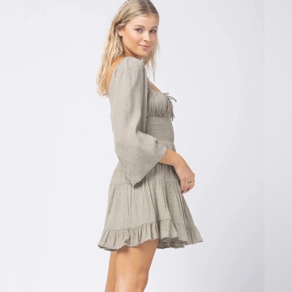 L*SPACE * Ruffle Mini Dress NWT Size Medium - Picture 3 of 8